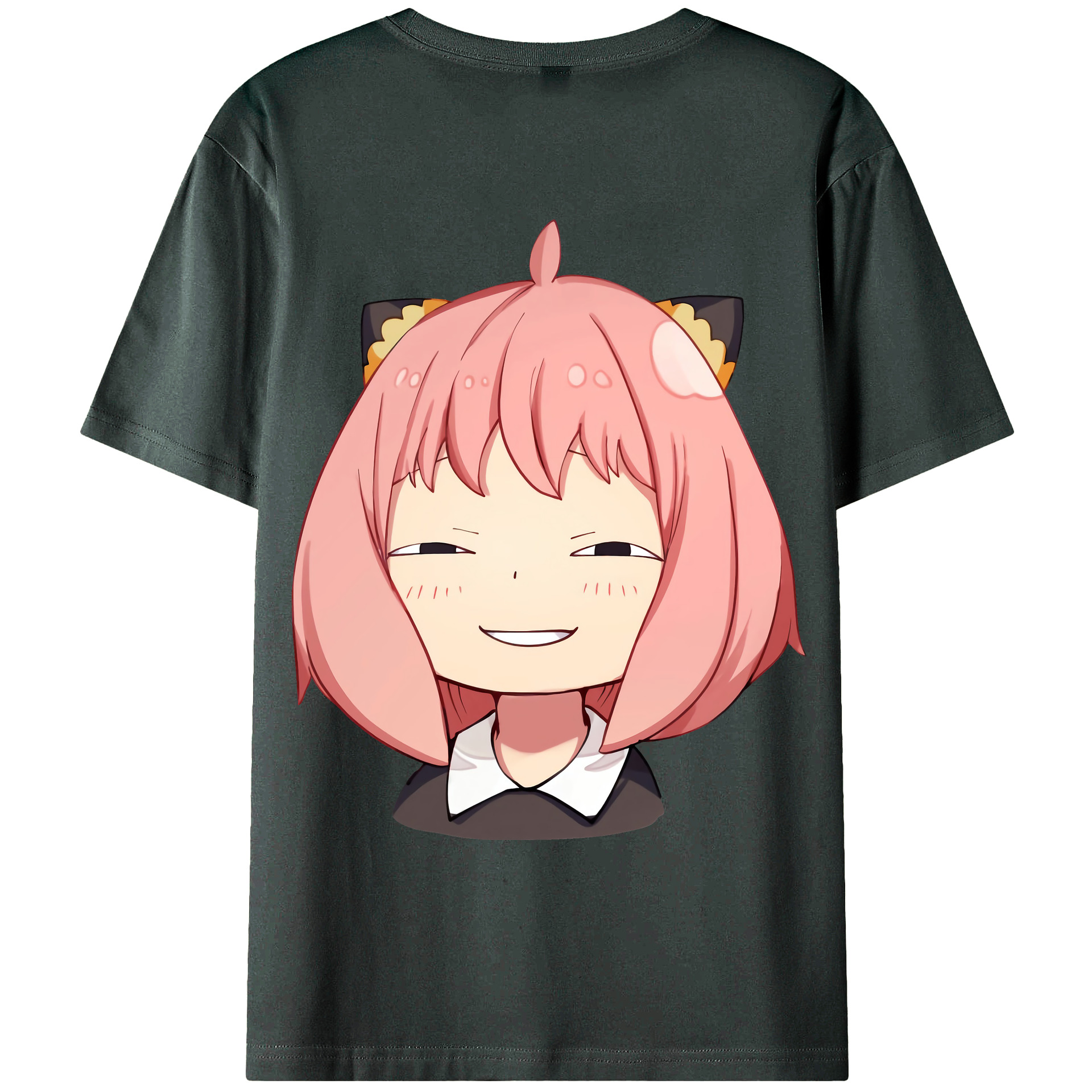 （画像用） SPY×FAMILY间谍家家酒 綿100％ メンズ半袖Tシャツ（バックプリント） 通気性